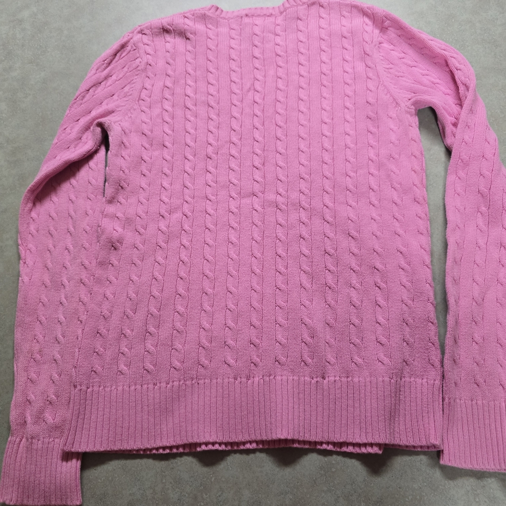 Pink Cable Knit Sweater - Picture 5 of 9